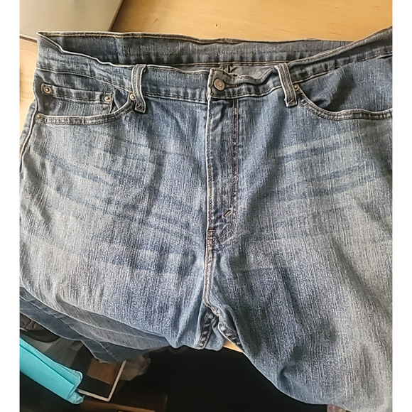 Signature by Levi Strauss Men's Size 38 x 30 Relaxed Jeans - Blue Stretch - Picture 6 of 12